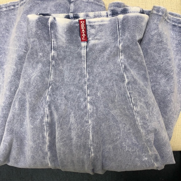 hardtail long denim skirt